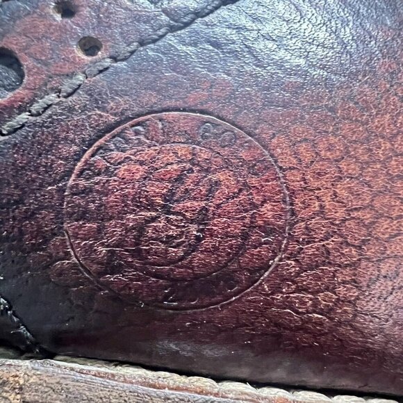 Men's Brown Leather Brogue Boots - Picture 16 of 16